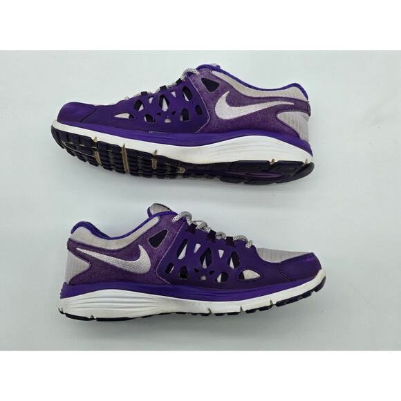 Nike Dual Fusion Run 2. 6Y 599793-500. Purple/Gray training/running shoes - Picture 4 of 8